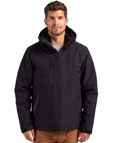 Clique Cornice 3-in-1 Eco Waterproof Parka + Inner Layer Full Zip Mens Jacket System view 3