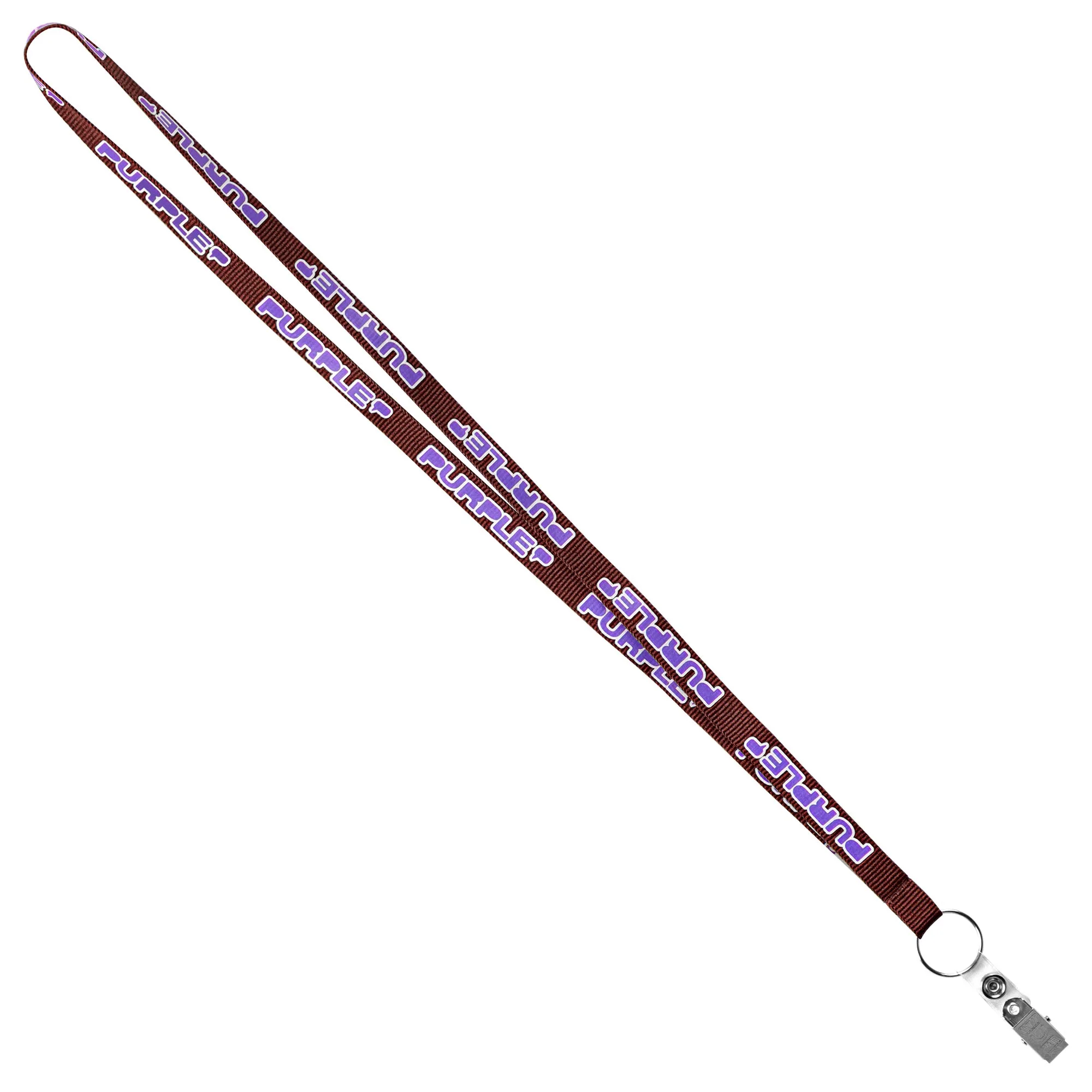 1/2" Recycled Econo Lanyard (QuickShip) 18-24 Days view 2