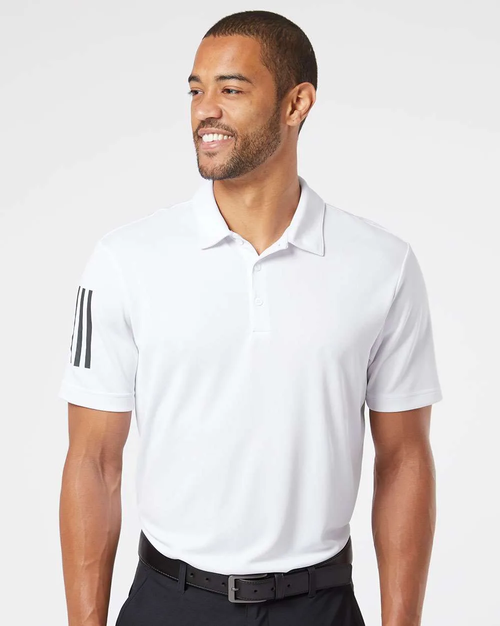 Adidas® Floating 3-Stripes Polo view 6