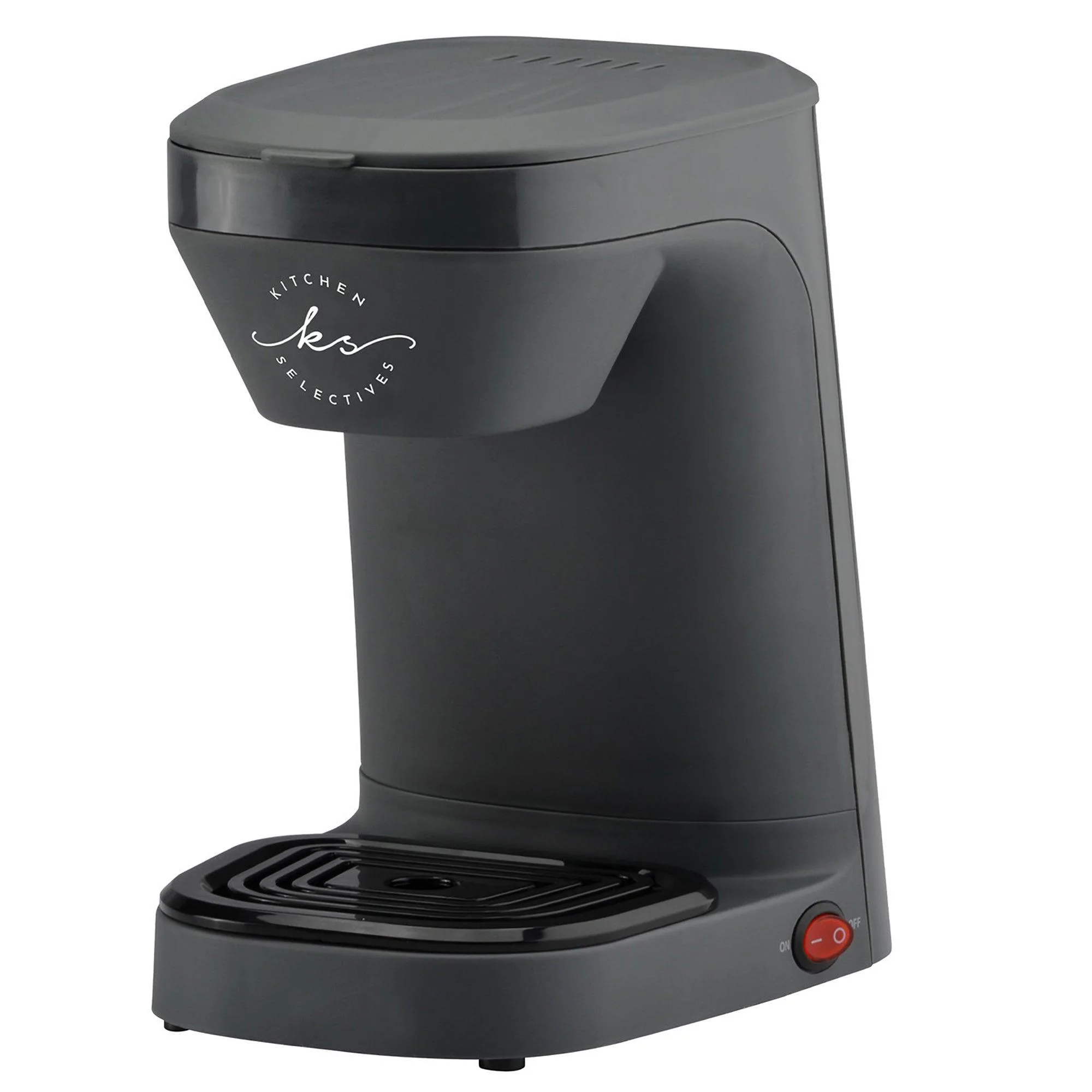 Kitchen Selectives Single Brew Drip Gray Coffeemaker