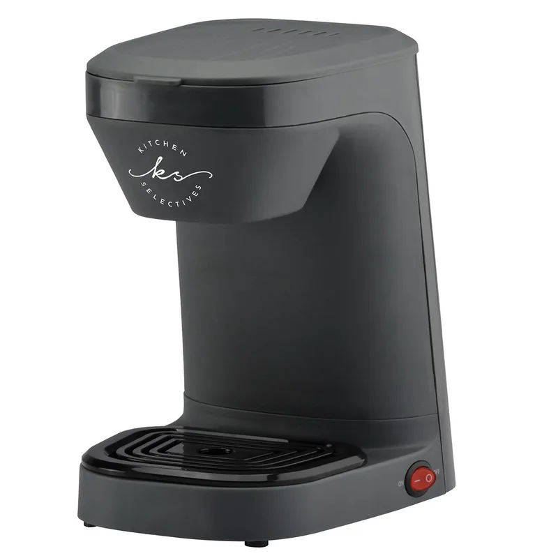 Kitchen Selectives Single Brew Drip Gray Coffeemaker