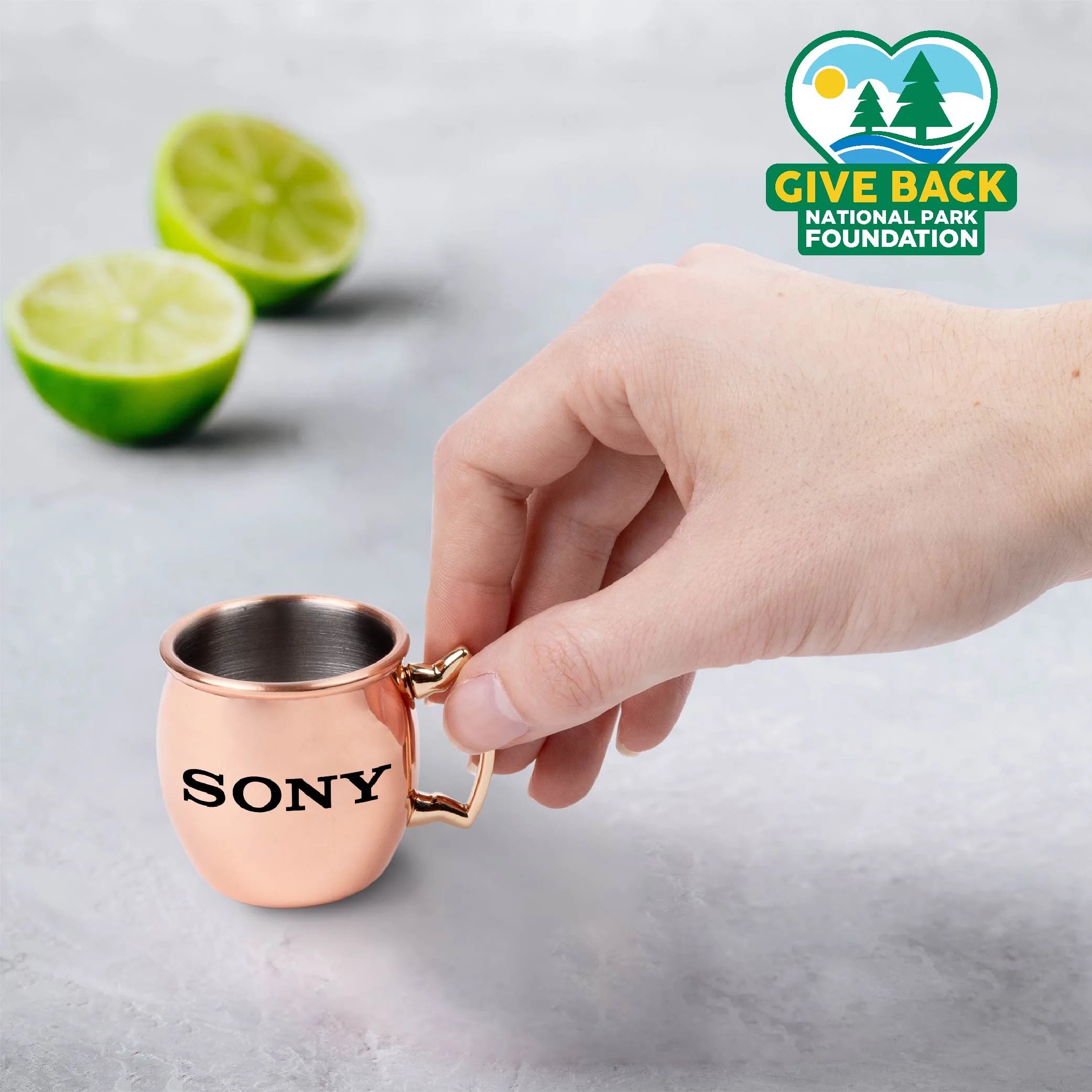 Stainless Steel Copper Mini Mule view 2