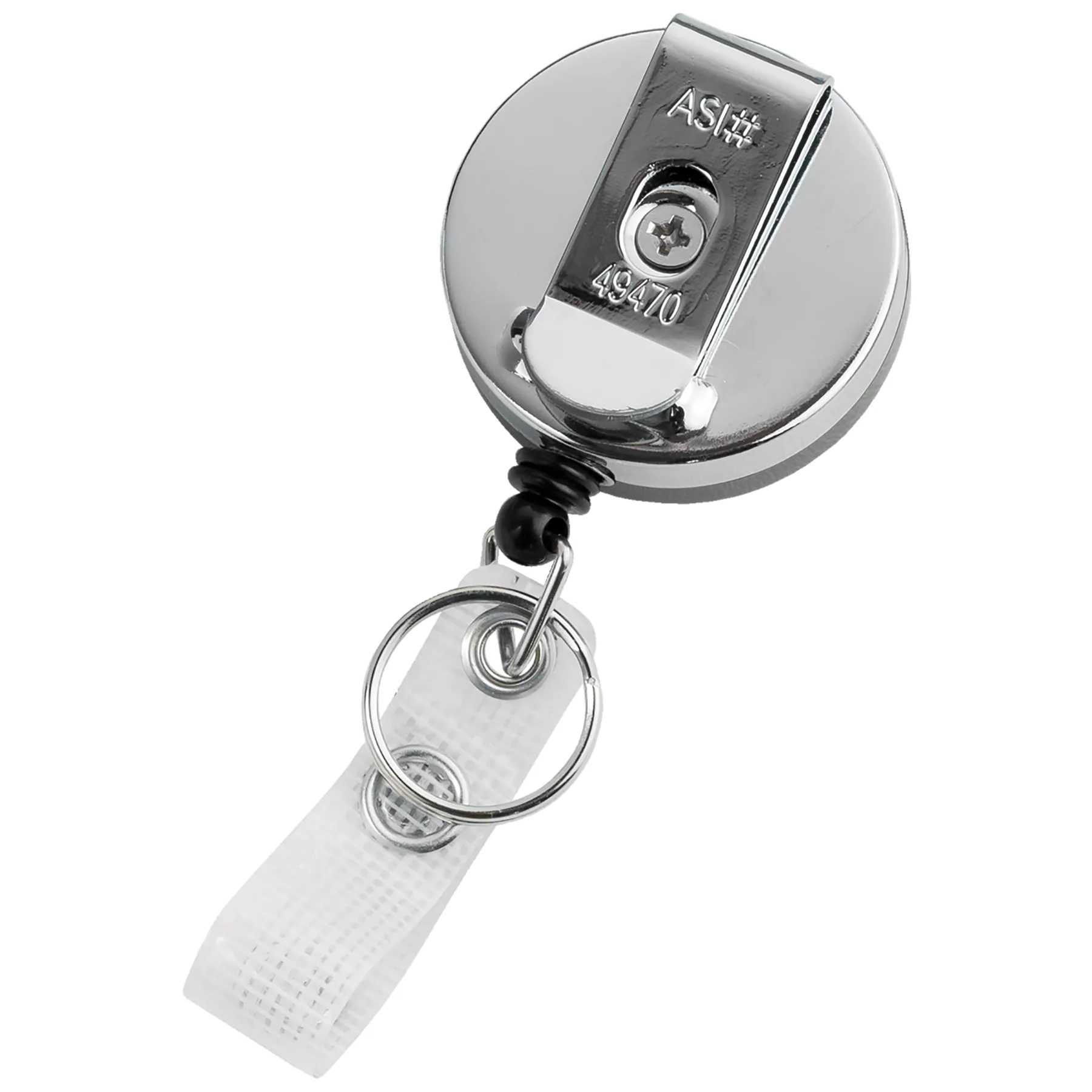 Heavy Duty Retractable Badge Reel w/wire cord view 3