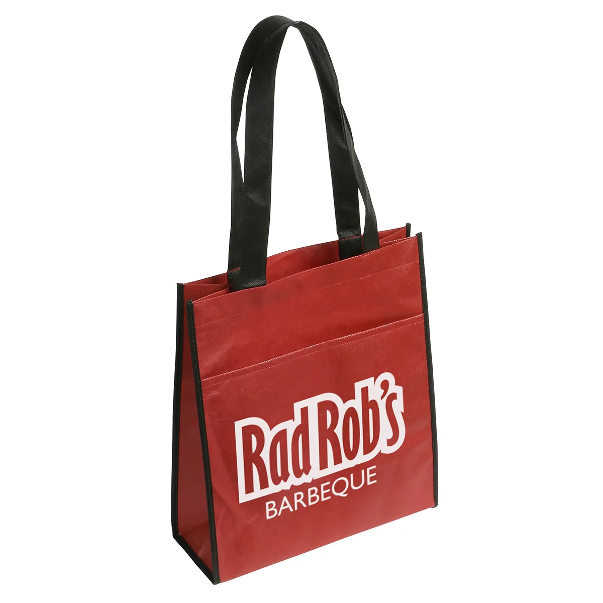 Peak Non-Woven Tote Bag with Pocket view 7