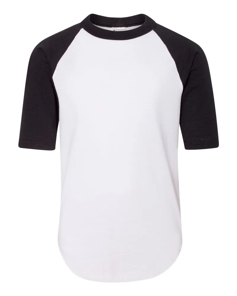 Augusta Sportwear® Youth Three-Quarter Sleeve Baseball Jersey