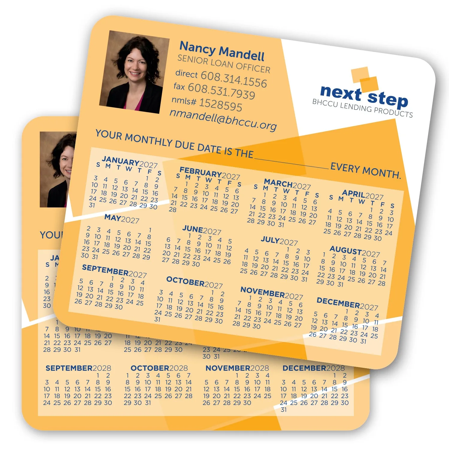 Double Sided Calendar Magnet view 2