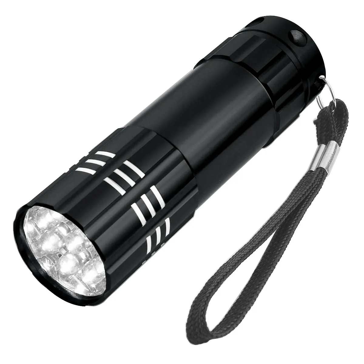 Aluminum Led Flashlight With Strap view 3