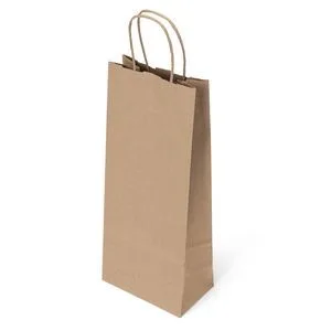 Eco Vino - Kraft-Brown Shopper - Chromatic (5 1/2" x 3 1/2" x 13") view 2