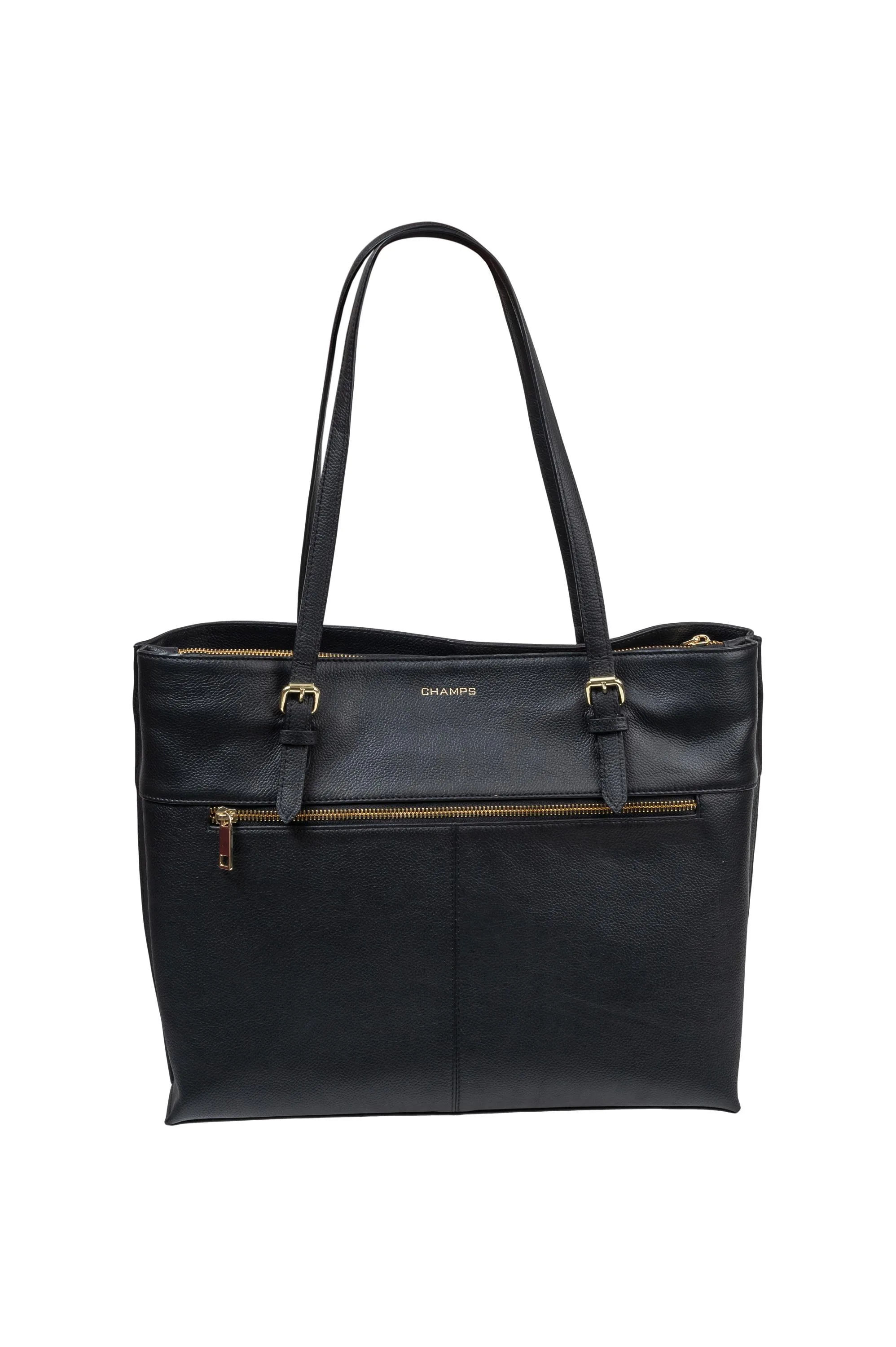 Champs Luggage Gala Collection Leather Tote Bag Size 12.5"X14"X6"