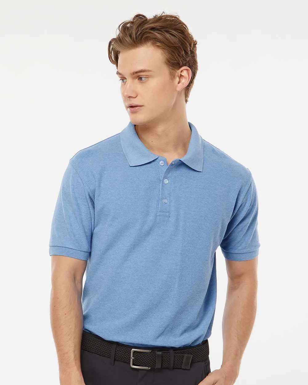 Tultex® Unisex 50/50 Sport Polo Shirt view 3