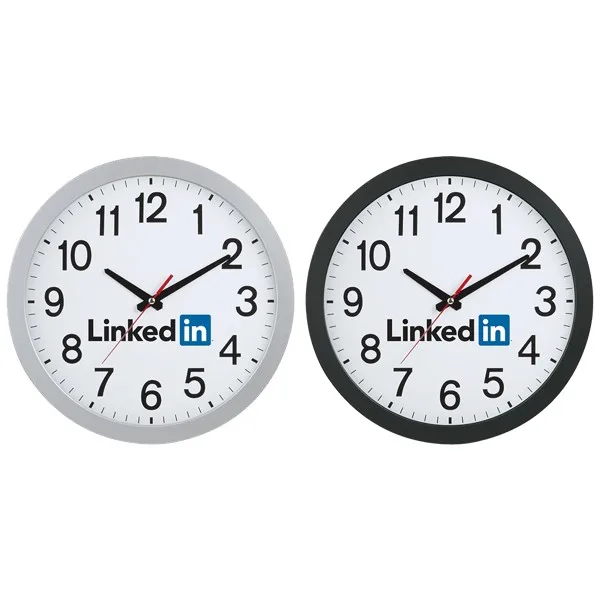 12" Slim Wall Clock view 2