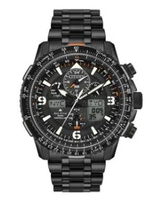 Citizen® Men's Promaster Skyhawk A-T Eco-Drive® Black Stainless Steel Watch