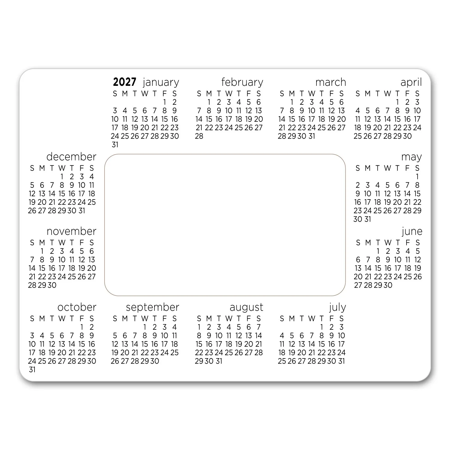 Calendar Picture Frame Magnet view 3