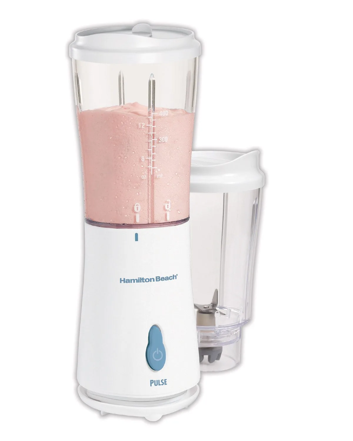 Hamilton Beach® White Single Serve Blender w/2 Jars & Lids