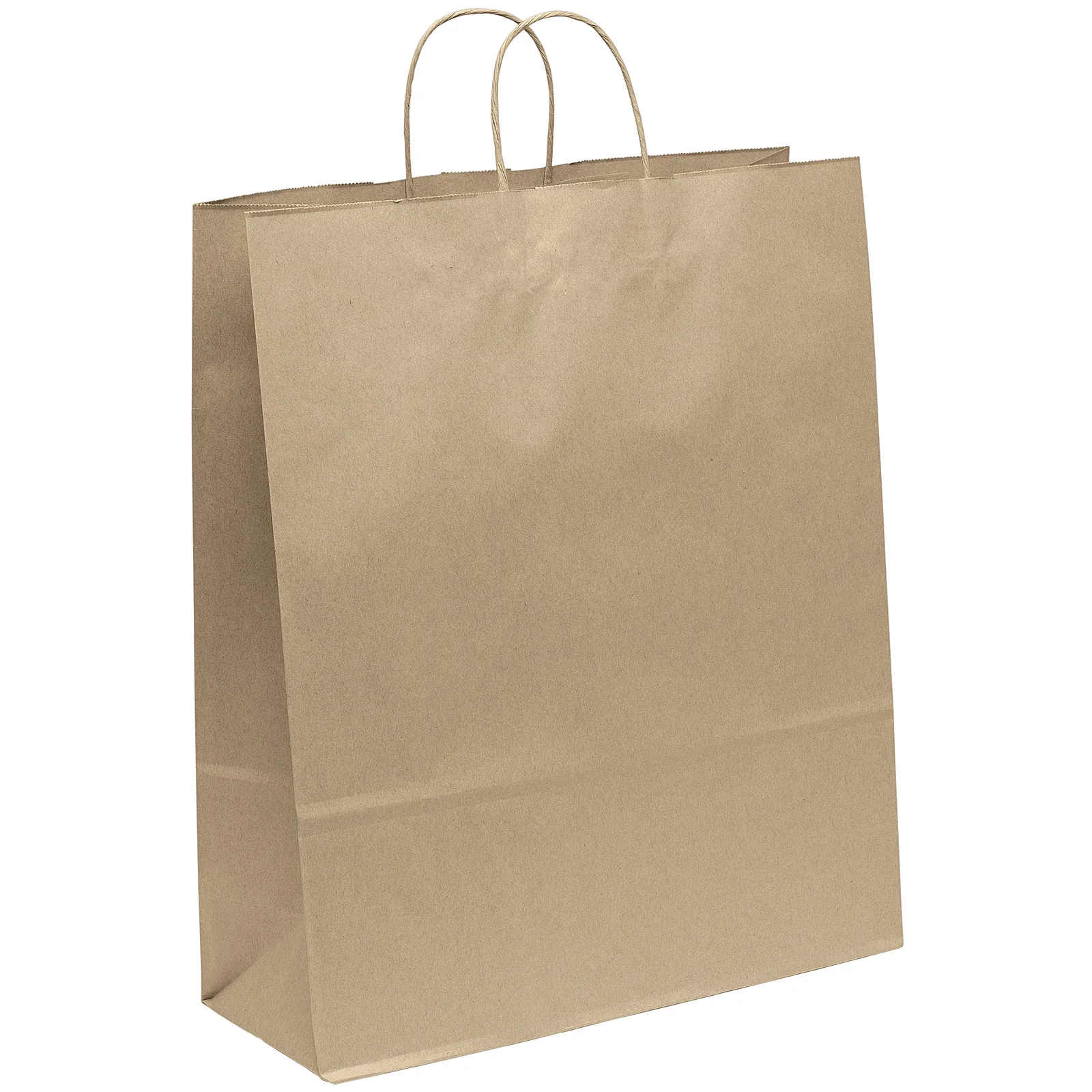 Eco Stephanie - Kraft-Brown Shopper - ColorVista (16" x 6" x 19") view 2