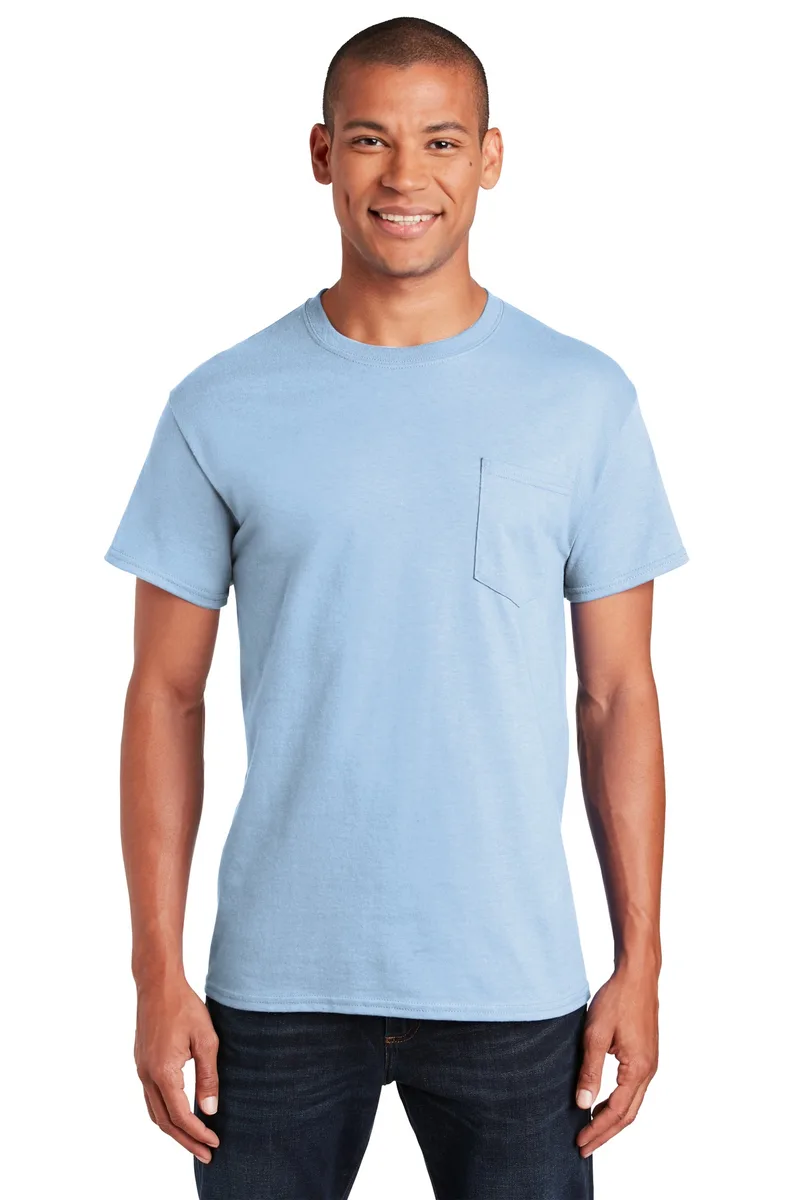 Gildan® - Ultra Cotton® 100% US Cotton T-Shirt with Pocket. view 5