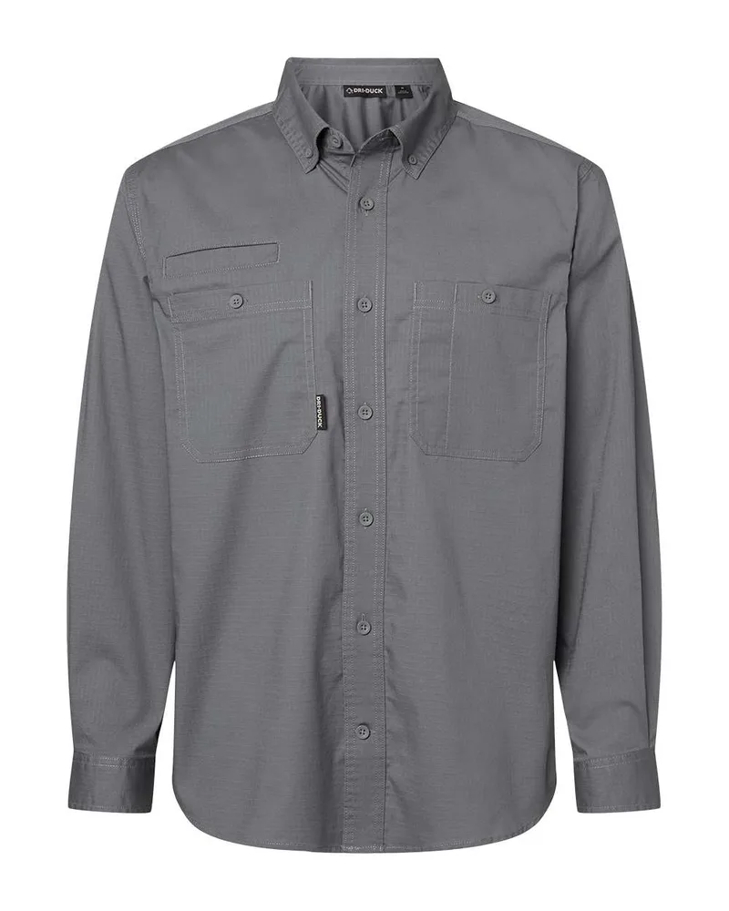 DRI DUCK® Men's Craftsman Woven Long Sleeve Shirt view 4