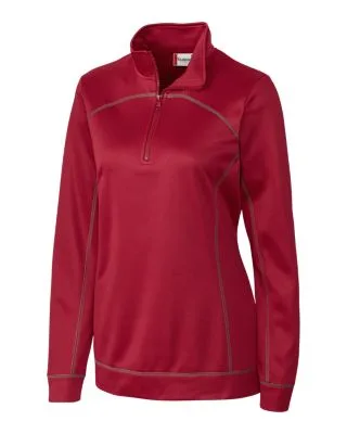 Clique Helsa Performance Womens Half Zip Pullover Sweatshirt view 3