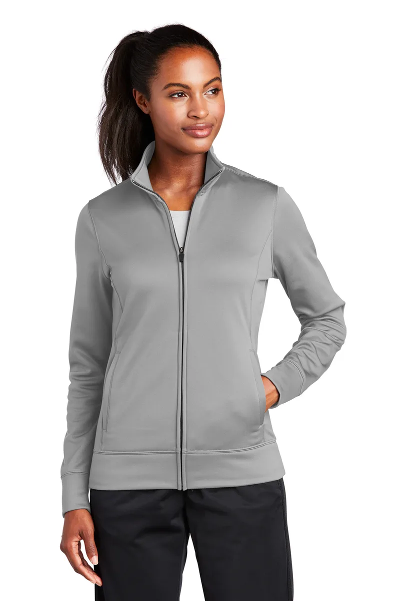 Sport-Tek® Women's Sport-Wick® Fleece Full-Zip Jacket. view 6