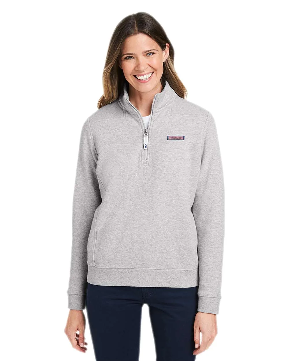 Vineyard Vines® Womens Collegiate Shep Quarter-Zip Sweatshirt