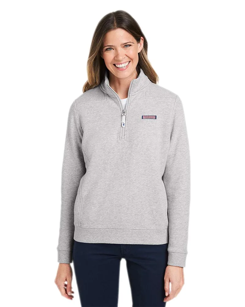 Vineyard Vines® Womens Collegiate Shep Quarter-Zip Sweatshirt