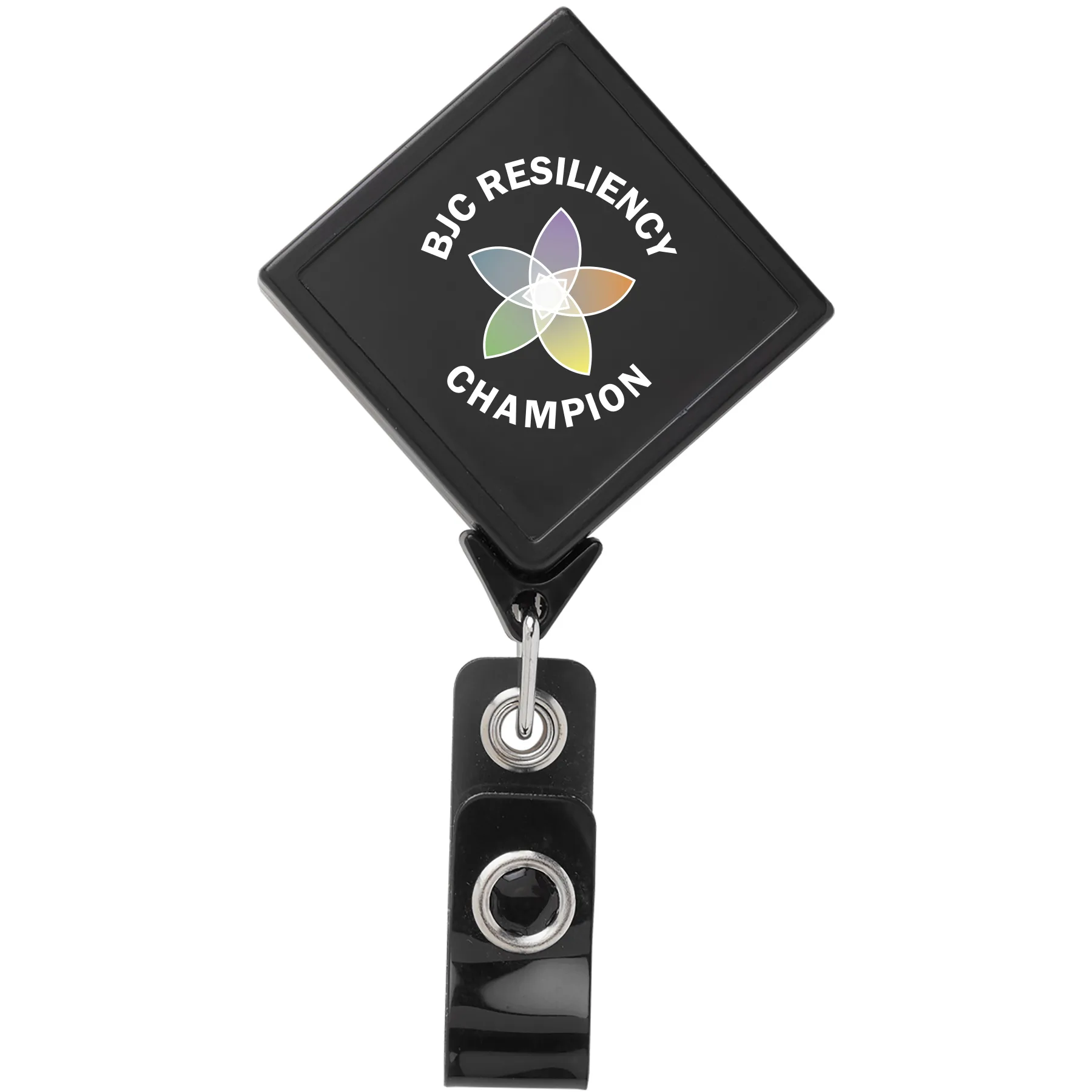 Jumbo Diamond Retractable Badge Reel view 7