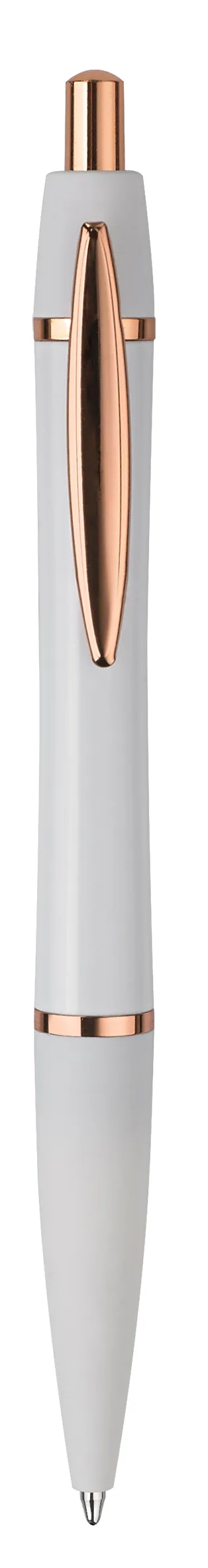 White/Rose Gold Blank Front View