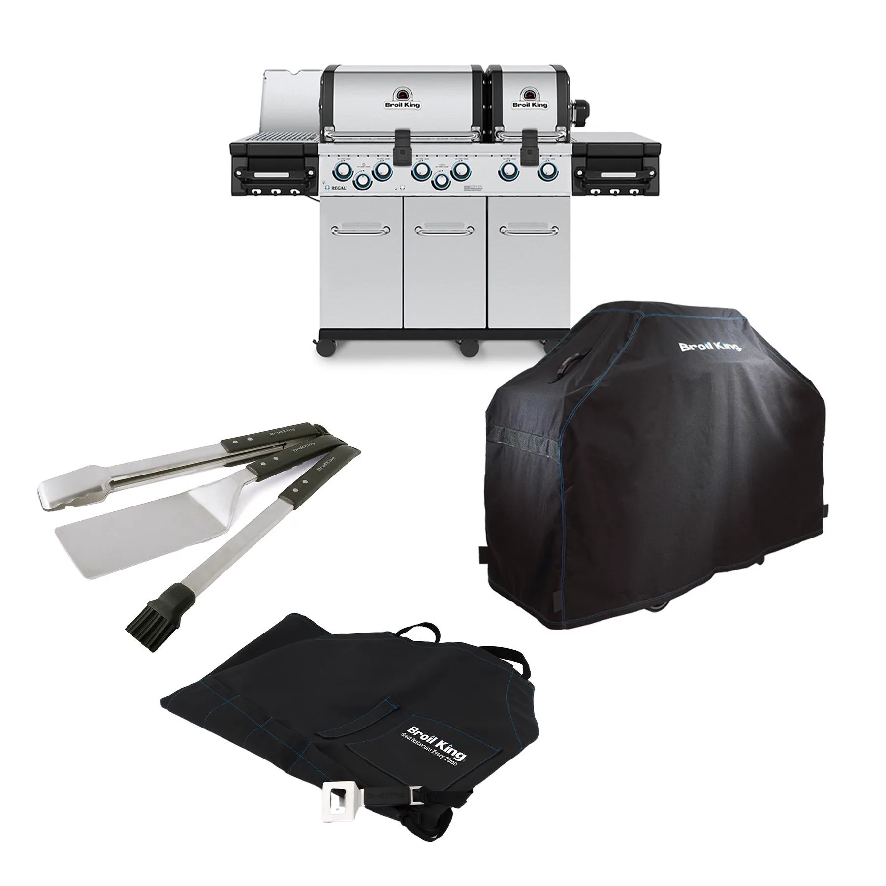Broil King Regal™ S690 Pro Ir Lp Grill, Cover, Tools, Apron