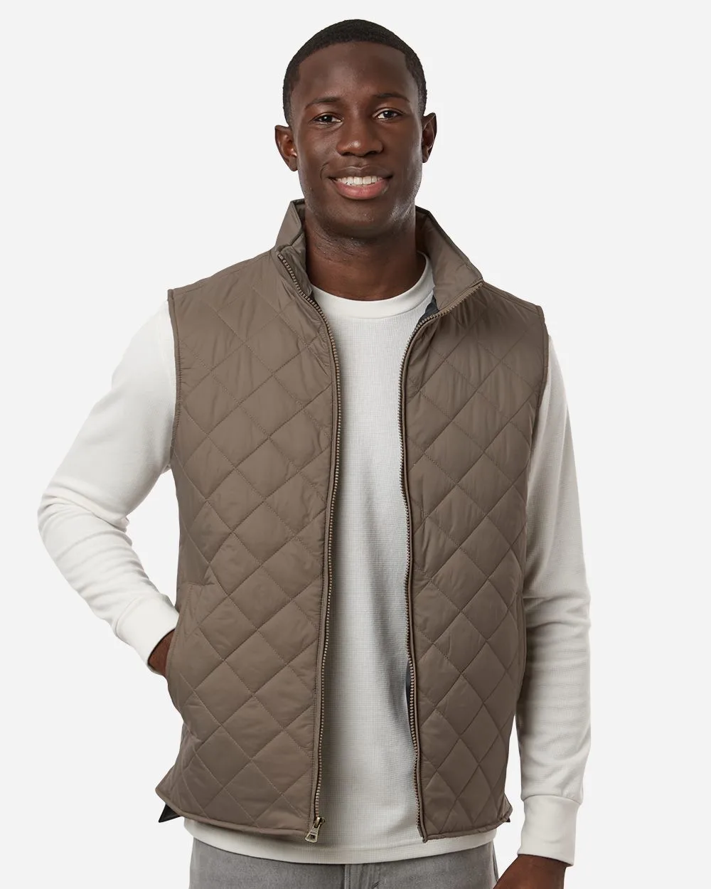 Weatherproof® Men's Vintage Diamond Quilted Vest view 2
