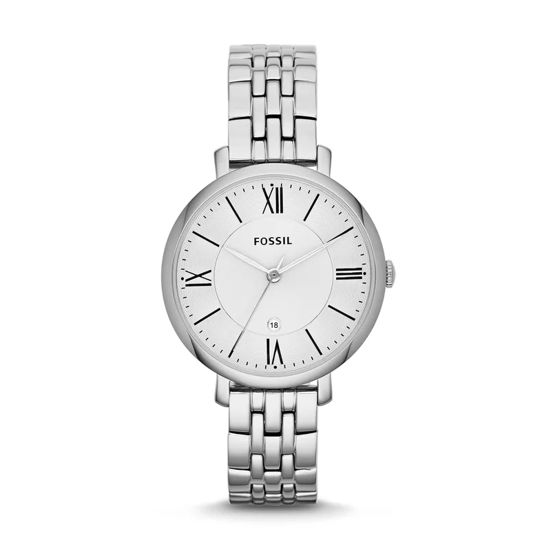 Fossil Ladies Jacqueline 3-Hand Stainless Steel Watch