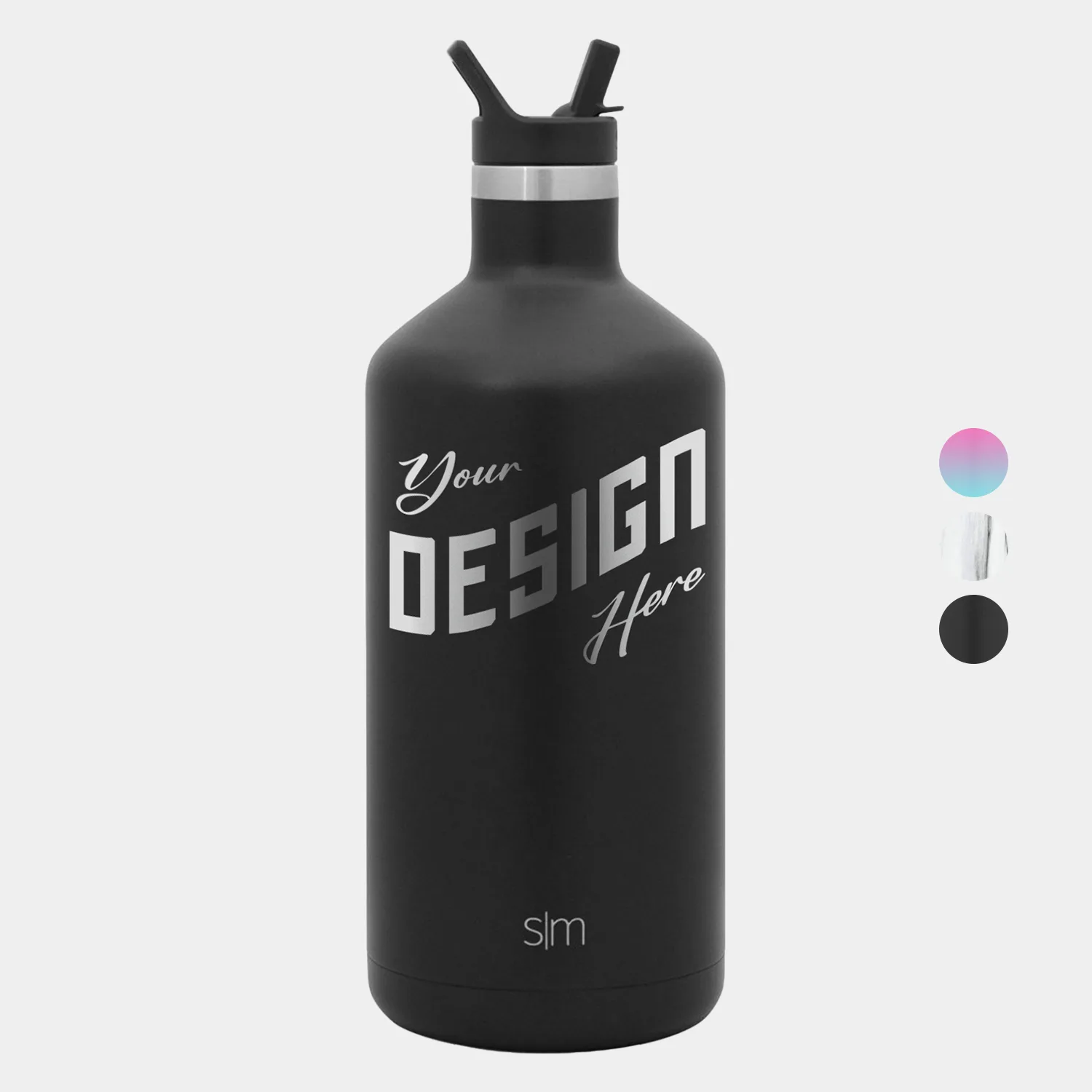 64 oz Simple Modern® Stainless Steel Insulated Ascent Water Bottle w/ Straw Lid