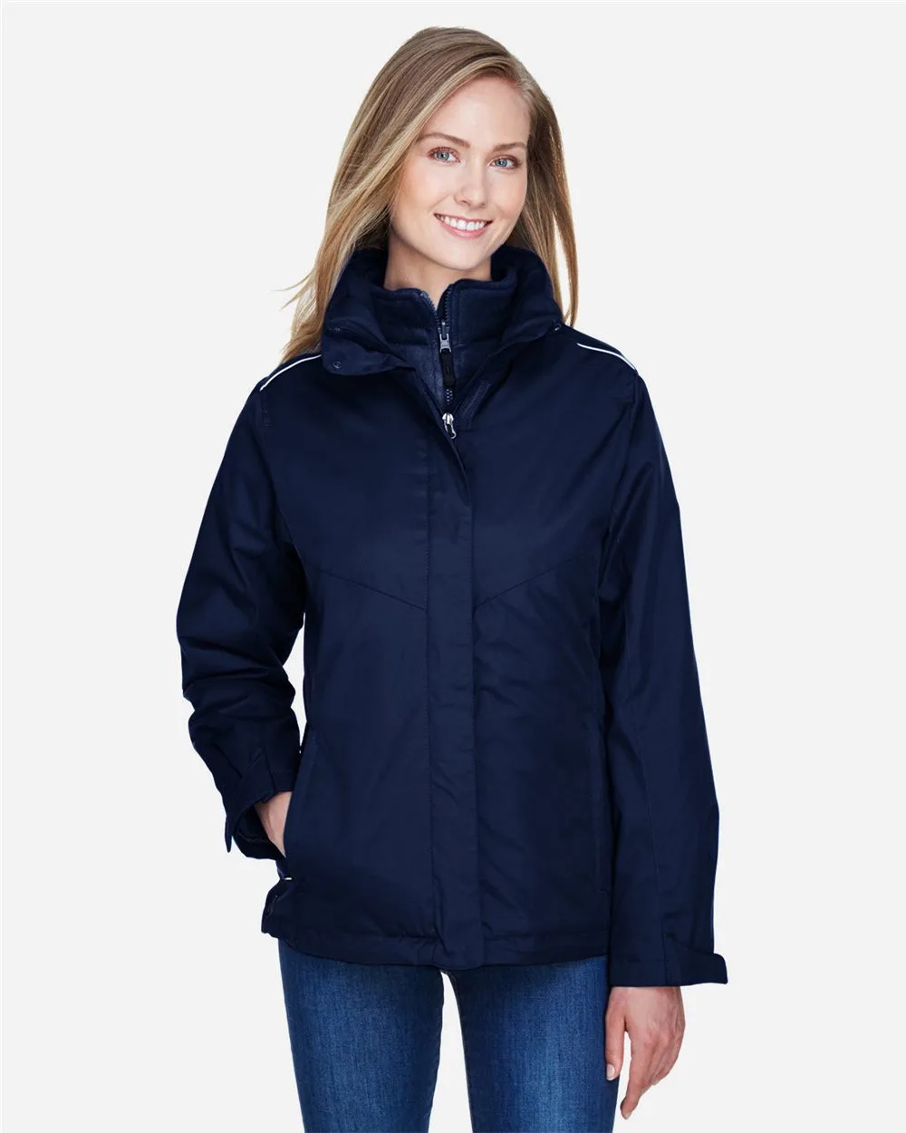 CORE365™ Women's 3-in-1 Jacket w/Fleece Liner view 2