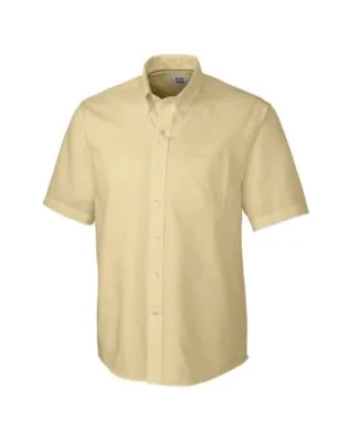Cutter & Buck Epic Easy Care Nailshead Mens Short Sleeve Dress Shirt view 6
