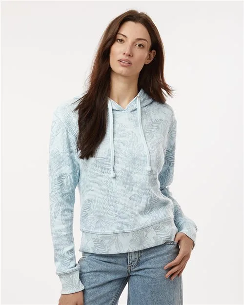 MV Sport® Women's Maddie Floral Print Hooded Sweatshirt