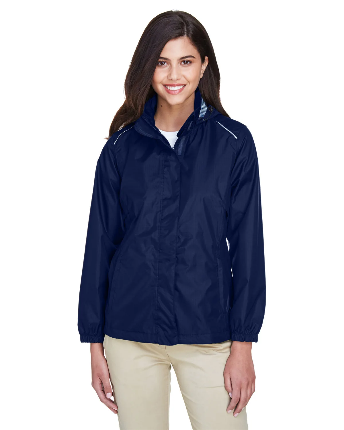 CORE 365 Ladies' Climate Seam-Sealed Lightweight Variegated Ripstop Jacket view 2