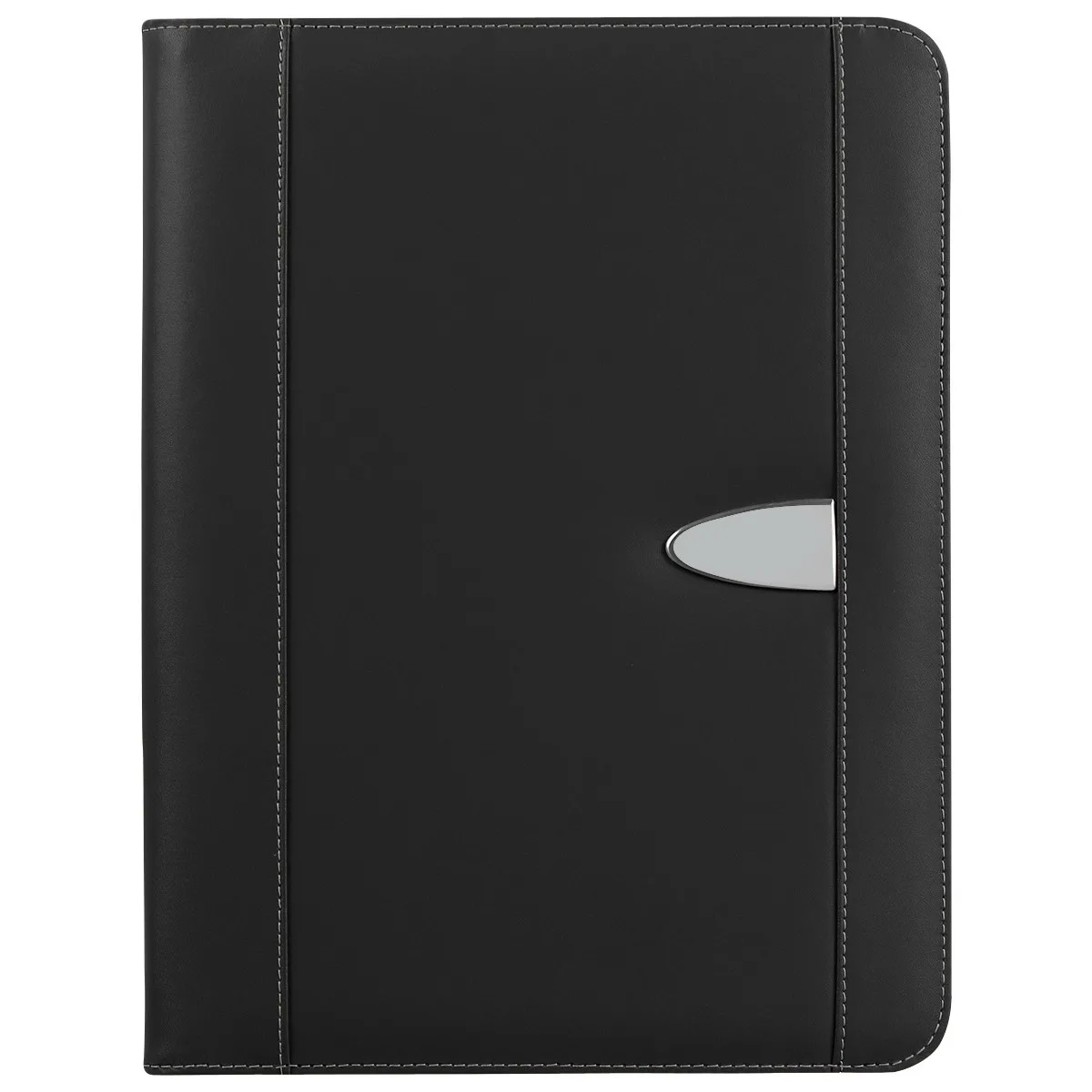 Eclipse Bonded Leather Zippered Portfolio With Calculator view 3