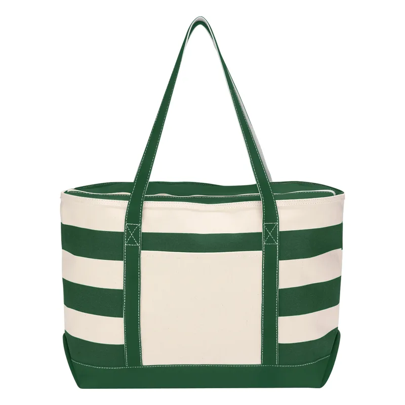 Cotton Canvas Nautical Tote Bag view 2