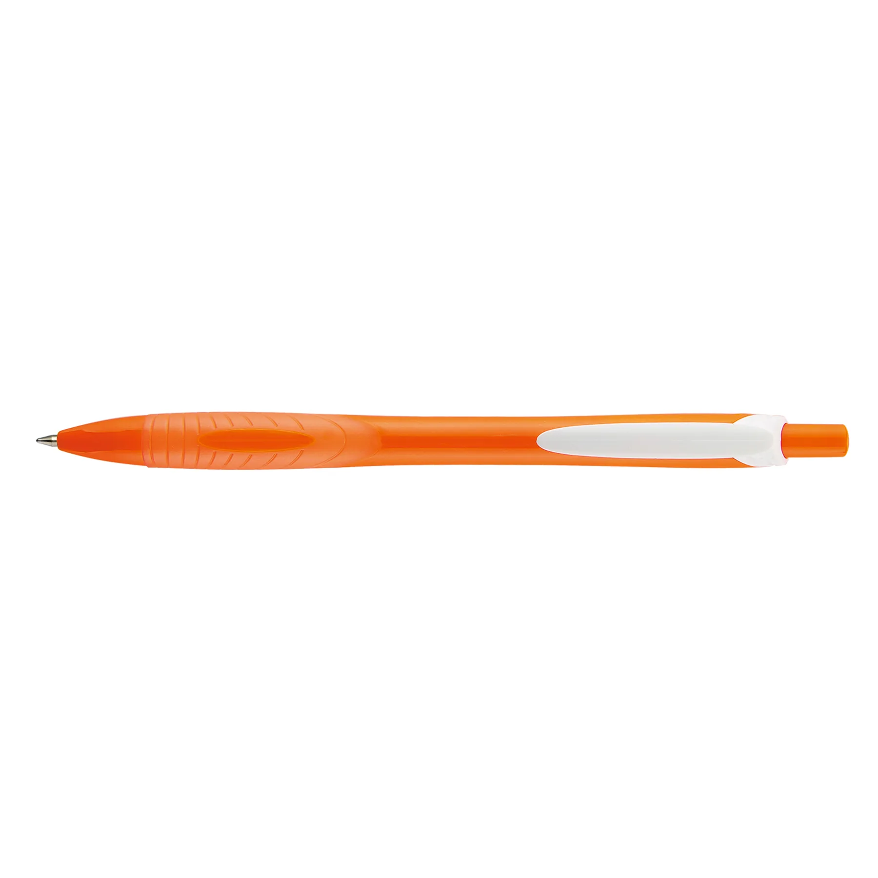 Orange/White Blank Front View