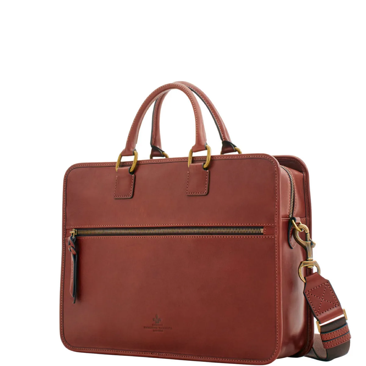 Dooney & Bourke Florentine Brooklyn Briefcase - Chestnut Brown