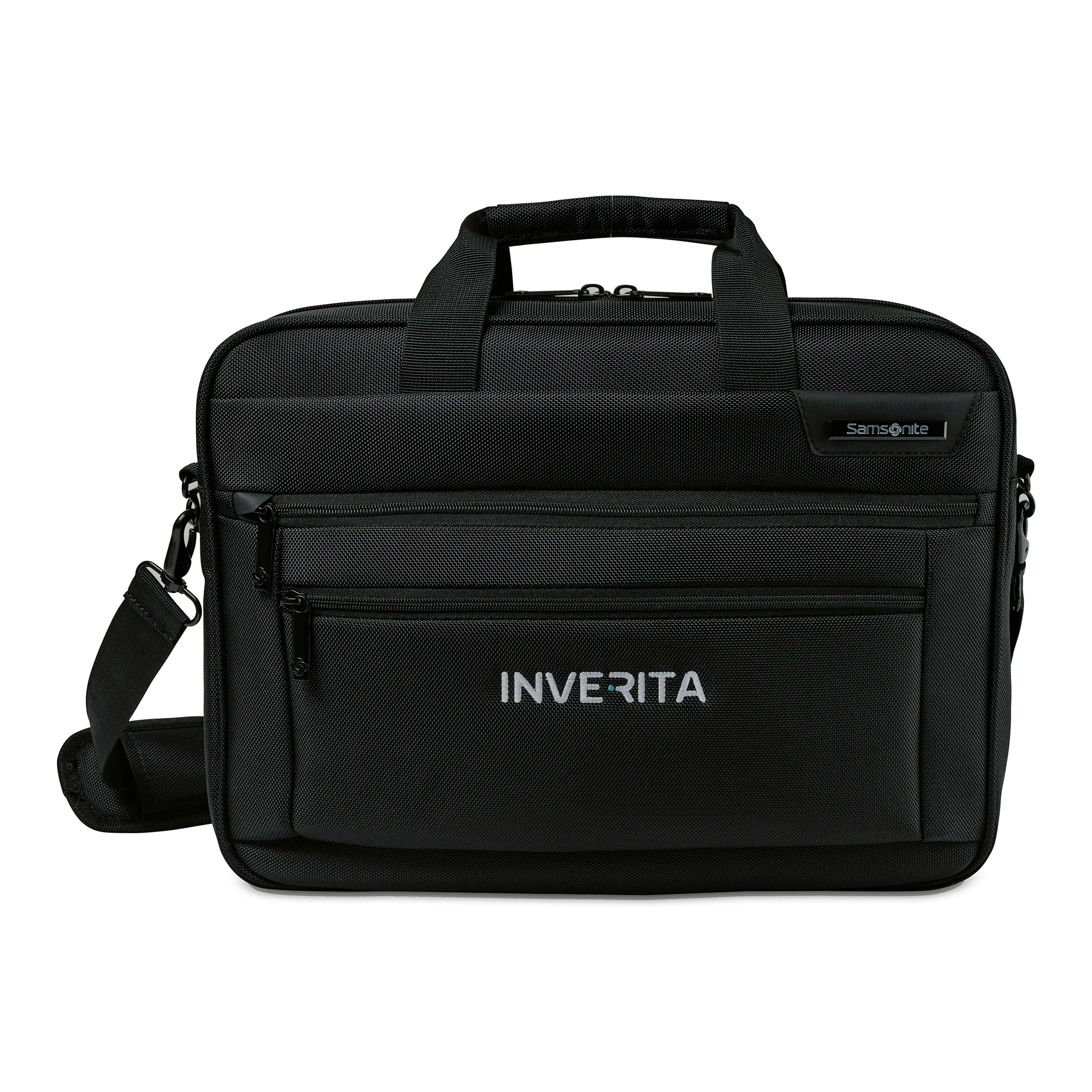 Samsonite Classic Business Perfect Fit Two Gusset Laptop Portfolio - Black
