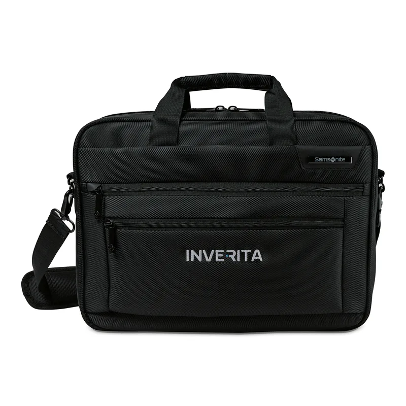 Samsonite Classic Business Perfect Fit Two Gusset Laptop Portfolio - Black