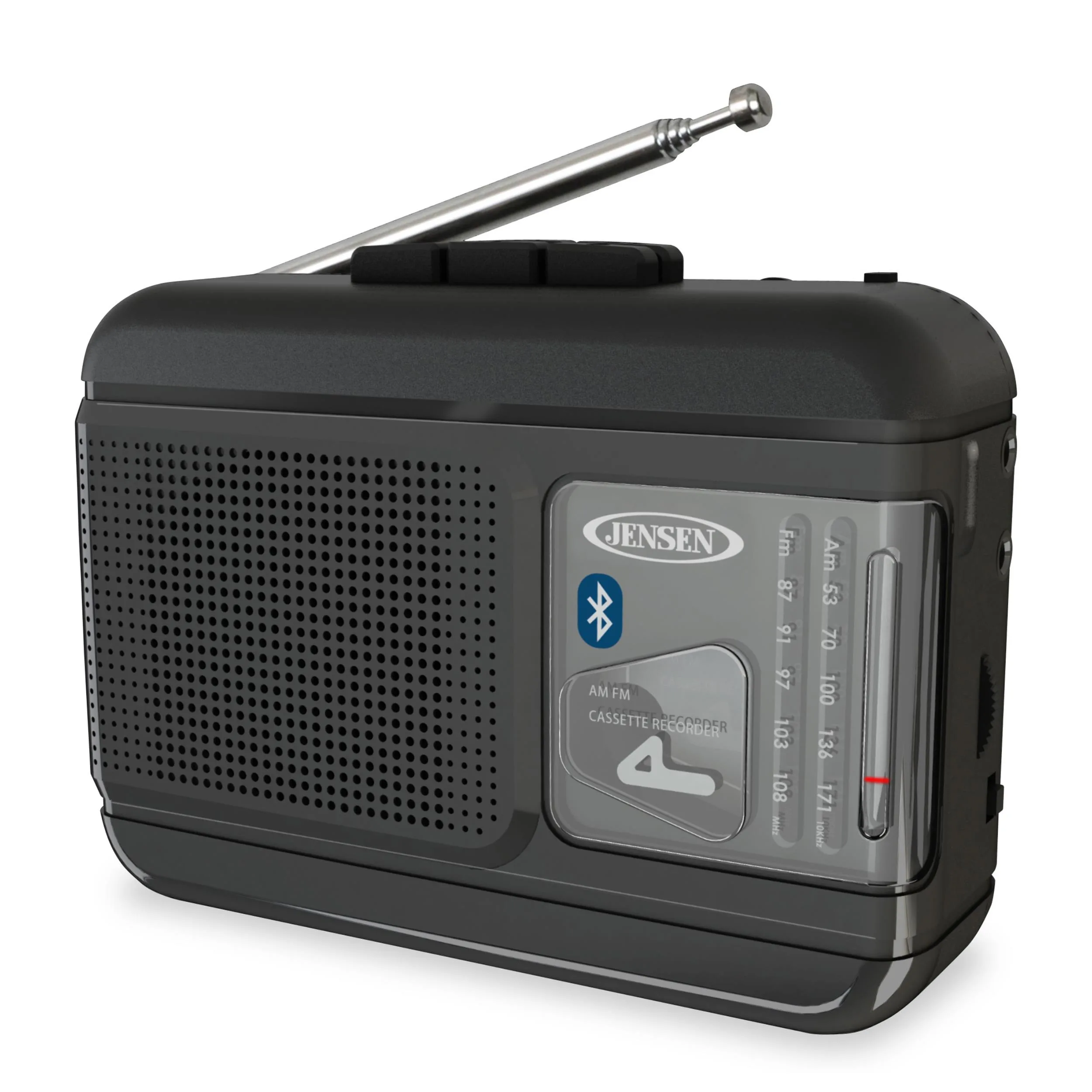 Jensen Audio Am/Fm Radio Cassette Player/Recorder w/Bluetooth