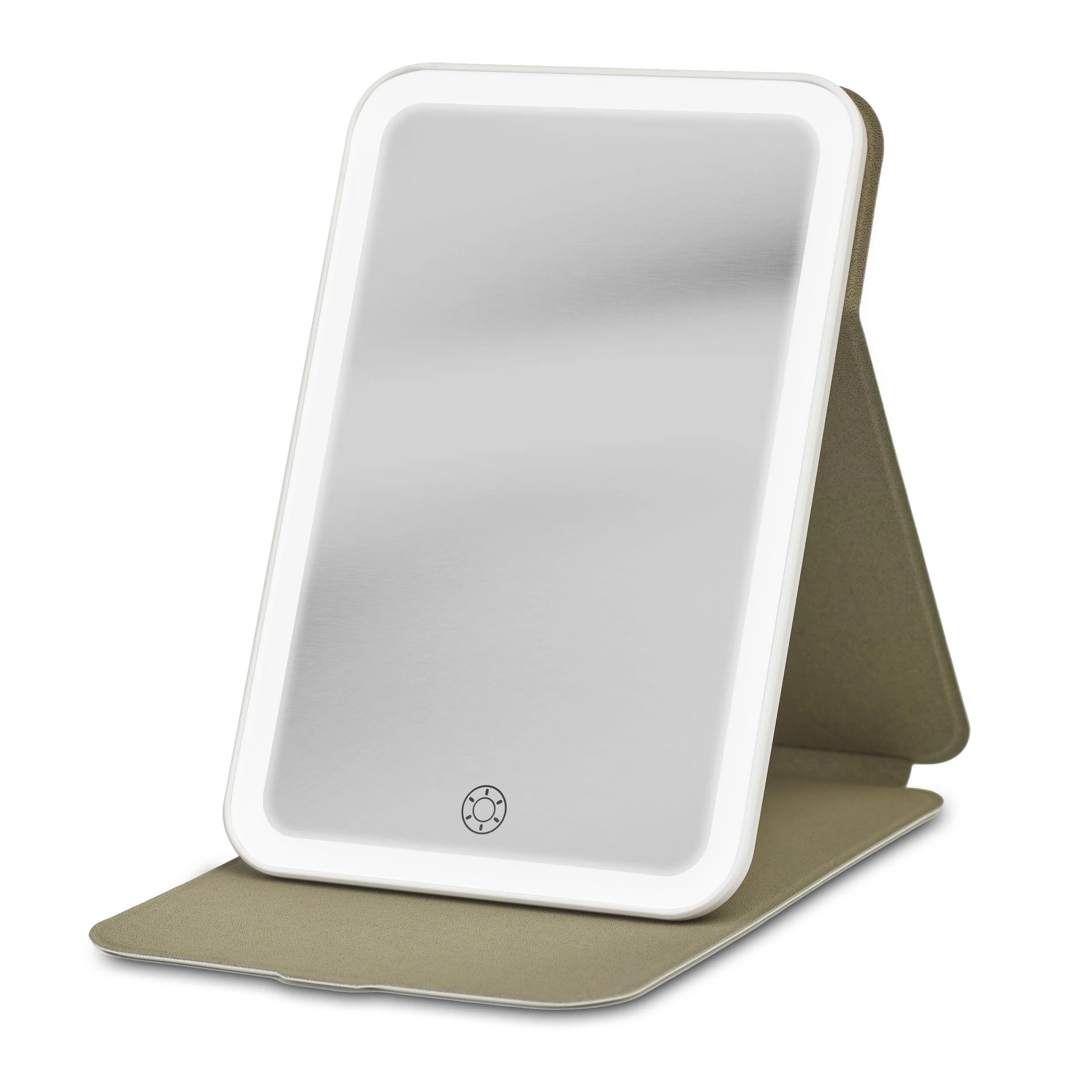 iHome Ultra-Thin Portable Rechargeable Mirror W/ Led Lights