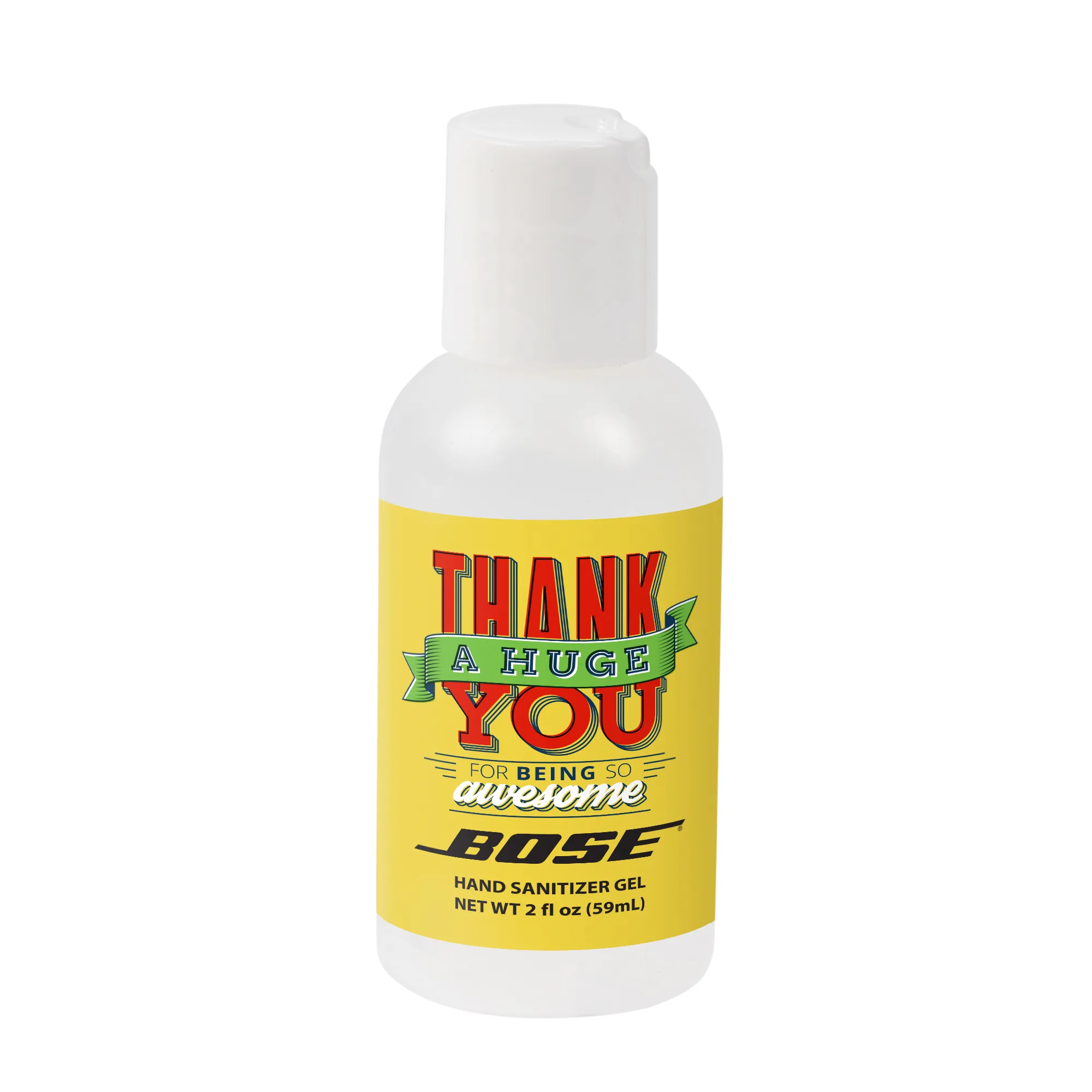 2 oz. Hand Sanitizer Gel Frosted Bottle view 2