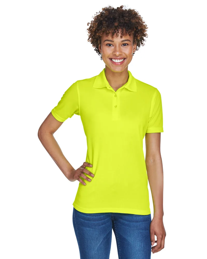 ULTRACLUB Ladies' Cool & Dry Mesh Piqué Polo view 2