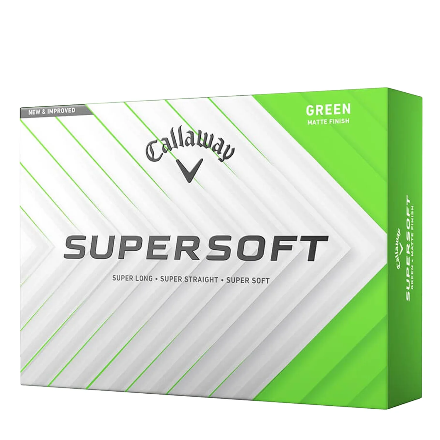 Green Blank Packaging Box View