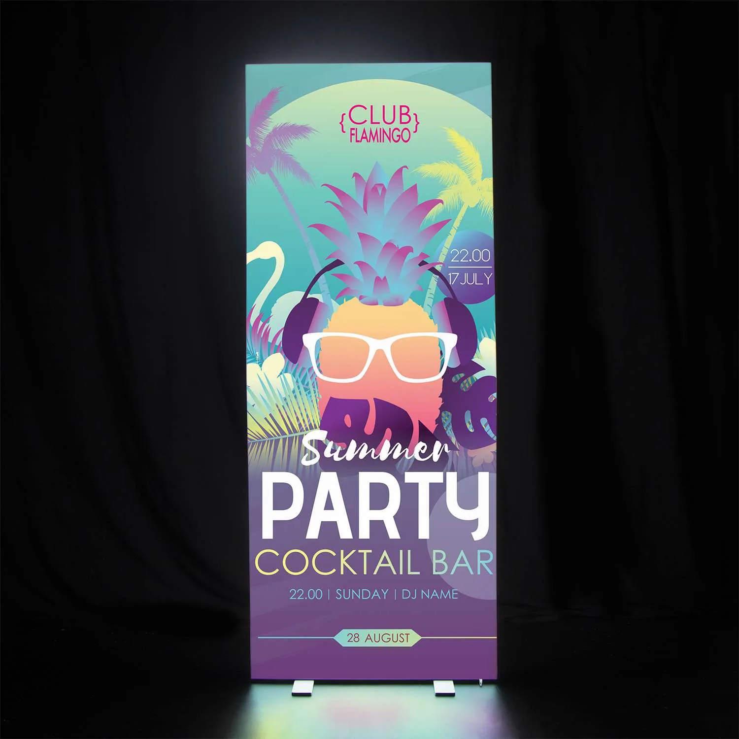 3' x 8' Fusion Glo Display Kit view 6