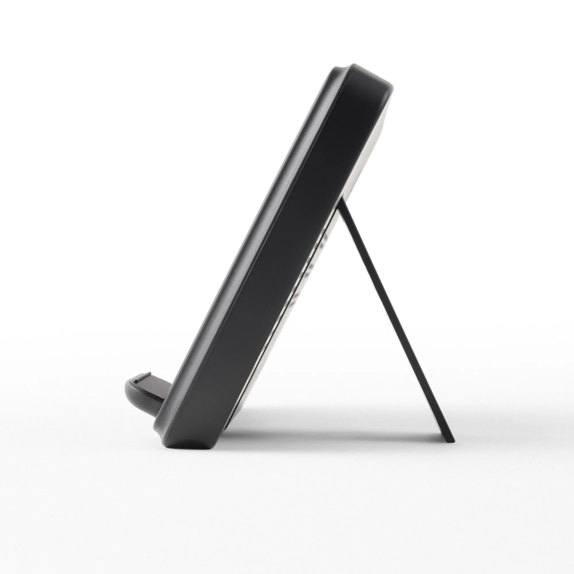Obelisk, Wireless Charging Phone Stand with Digital Alarm Clock and Temperature / Humidity Display view 3