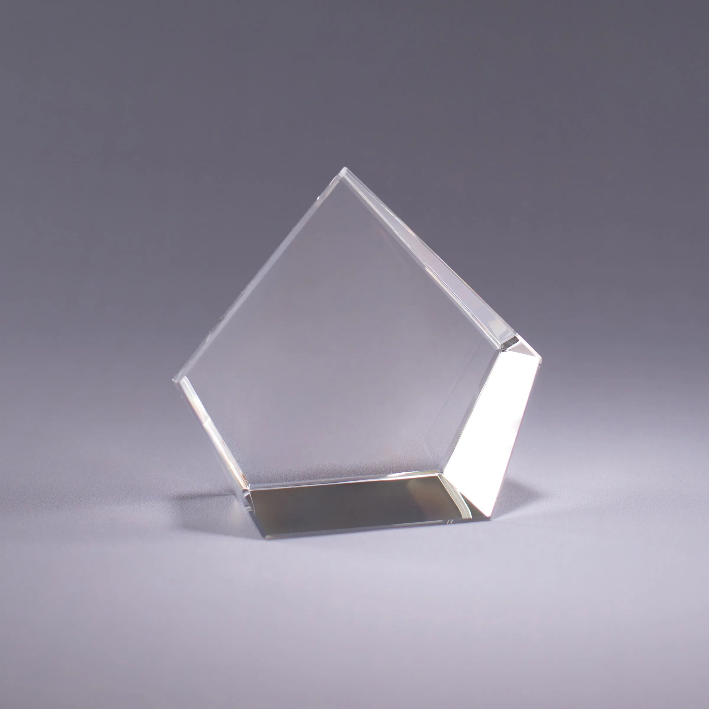Pentangle Crystal Paperweight view 3