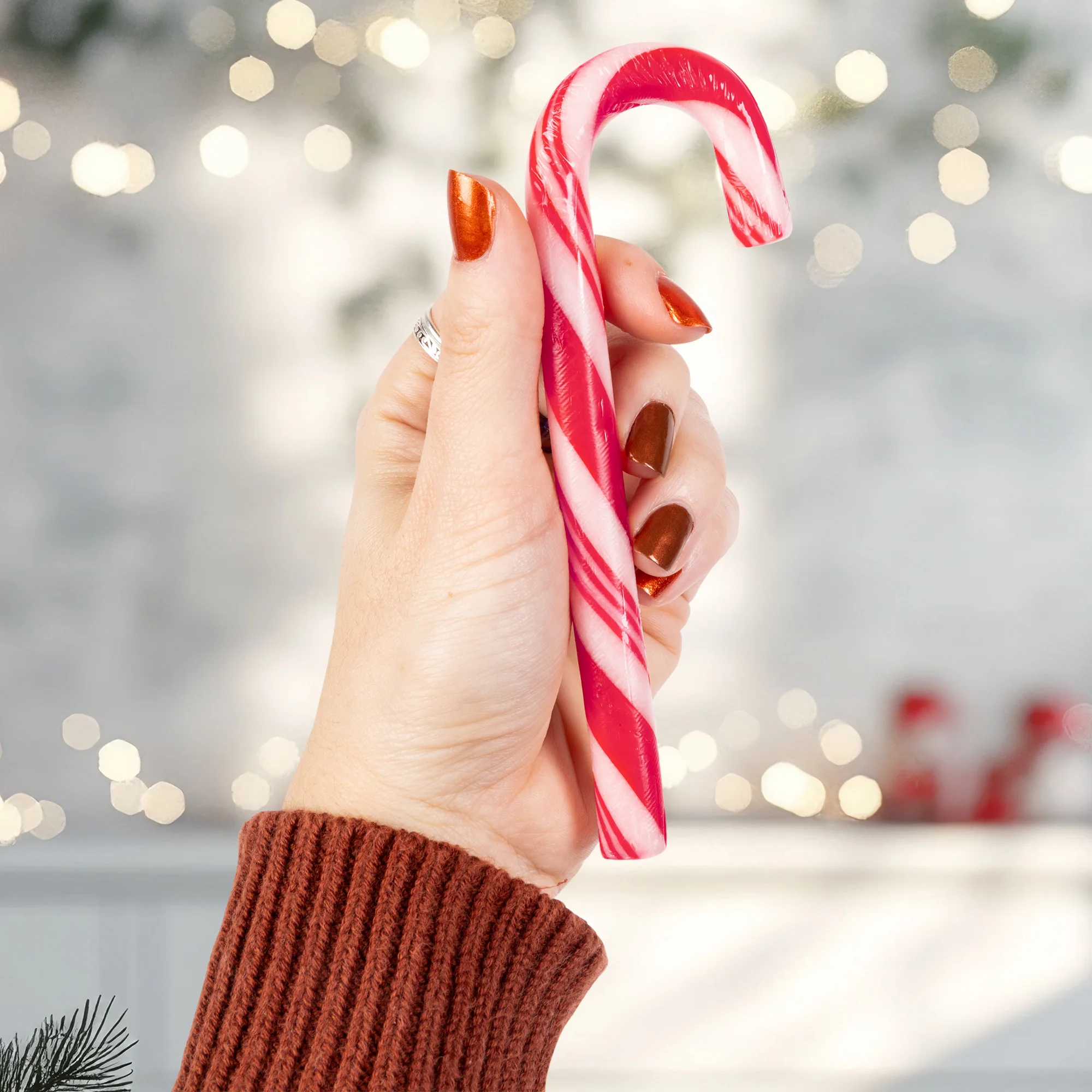 Large Candy Cane w/Clear Label view 2